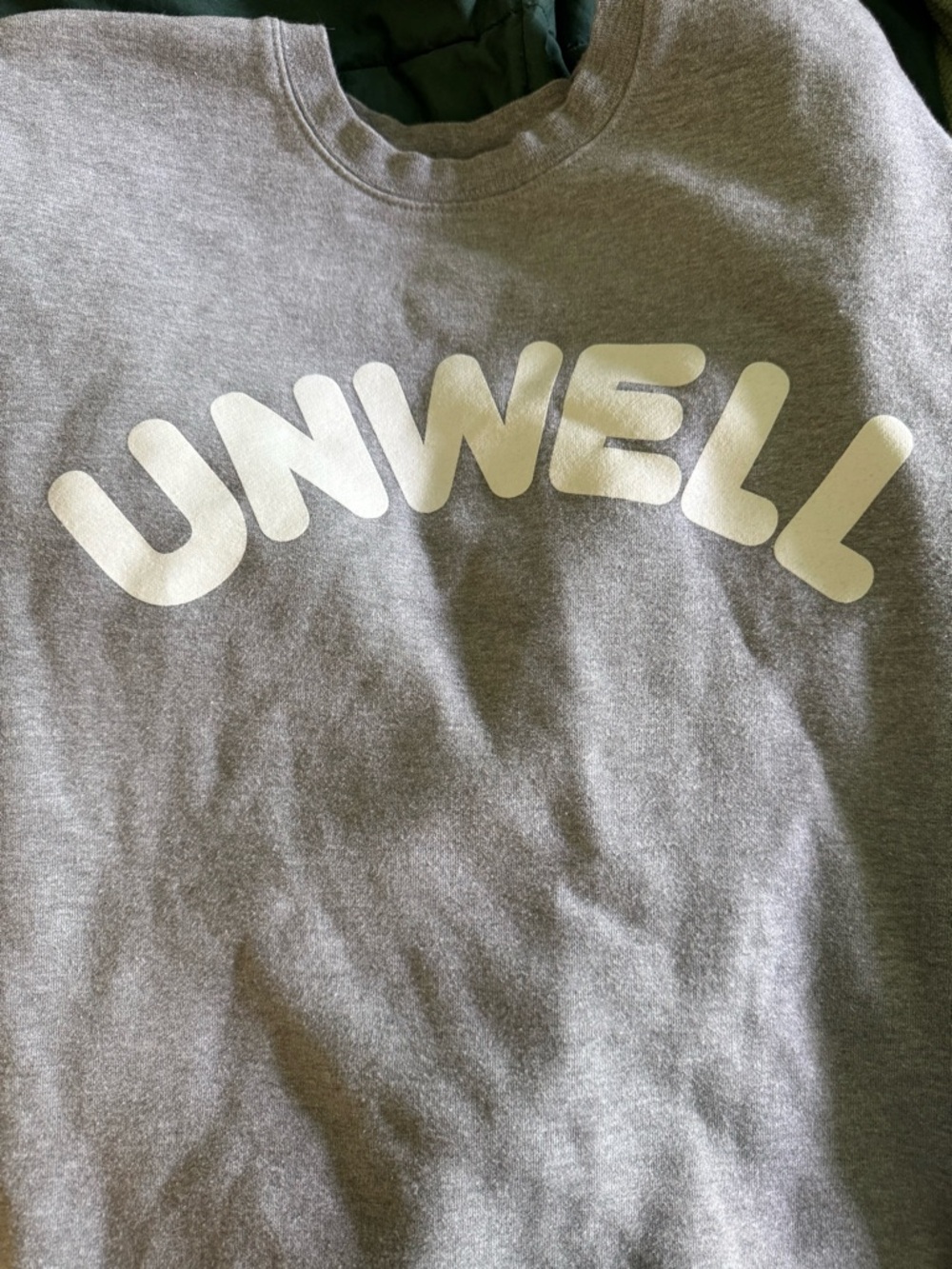 UNWELL Gray Graphic Sweatshirt